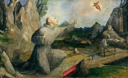 Der heilige Franz von Assisi empfängt die Stigmata, 1537